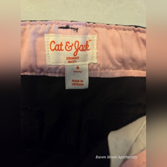 Girls Black Pants Size 6 - Picture 5 of 11